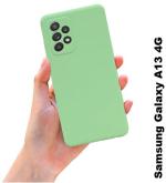 Newselect Samsung Galaxy A13, Samsung Galaxy A13 4G Green Rubber Back Cover
