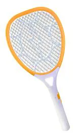 Mr. Right Mosquito Racket Bat with Bright LED | Made in India Rechargeable Mosquito Racket with 6 Months Warranty (Yellow)