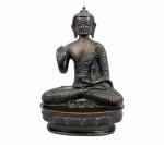 Idol Collections Multicolor Brass Buddha Statue For Home Decor Multi Colour, 7.5 Inch