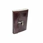 pranjals house Dark Brown Leather Handcrafted Diary 100 Pages