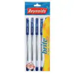 REYNOLDS BRITE BALL PEN BLUE (Set of 5) Pack of 20