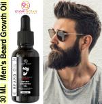 GLOW OCEAN - GLOW EVERYDAY Advanced Beard Growth oil-More Beard Growth With Redensyl,8 Natural Hair Oil (30 ml)