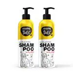 Wagging Tails Slick & Shine Pet Shampoo for Dogs, Cats| Deep Cleansing Shampoo Remove Dirt and Knots | Fresh Natural Fragrance Shampoo with Vitamin E Use for Bathing & Grooming - 400ML - Pack of 2