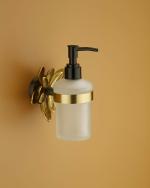 ULTRALUX DEISGNER Flower Series Liquid SOAP Dispenser Stand with Brass Pump