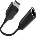 TAKAGI Type C to 3.5 mm Audio Jack Connector, Headphones Jack Converter Adapter (Compatible with Galaxy S10 Plus/ S10 Lite/ S20/S20 Ultra/ S20 FE/S20 Plus/ S22 Series Devices, Black)