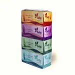 SOFTX 100% Virgin Paper 2 Ply Premium Saiva Facial Tissue Box | Soft Tissue Box Pack -100 Pulls Per Box (Pack of 20, 4000 Sheet)