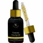 korsim Forever Young Beauty Face Oil (15 ml) | 24K Gold | Makeup Face Primer | Natural Essential Oils | Anti- Ageing, Reduces Blemishes, Wrinkles, Fine Lines | For All Skin Types | Natural SPF | No Parabens-Sulphates 100% Organic | Made In India (15 ml)