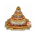 DARIDRA BHANJAN - Sri Yantra, Shri Meru Yantra, Sri Chakra in Ashtadhatu & Brass Gold/Silver/Copper Tone Polish.