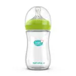 Buddsbuddy BPA Free NATURAL+ Baby Feeding Bottle, 1pc 250ml, Green