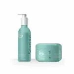 Peach and Musk Moroccan Argan Hair Care Kit Including Nourishing Shampoo 250 ml and Hair Repair Mask 180 gm | Hair Volumizing | Smoothening | Nourishing | Sulphate and Paraben Free