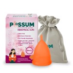 Possum Reusable Menstrual Cup with Free Cotton Pouch - Small
