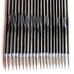 Swarnalekha Ballpoint Pen Refills for Retractable Ballpoint Pen, BLUE ink & RED ink COMBO 10.7 cm. Length, Pack of 200 Pieces (Blue-100 & Red-100)