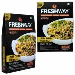 JAIN DUM BIRYANI Combo Pack of 2 , Travel, Instant Food Ready to eat Ready to Cook in 5-7 Min