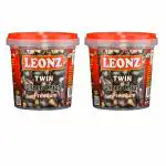 Leonz Twin Choco Chips Premium Chocochips for Decoration of Cakes and Ice Creams 100g (Pack of 2)