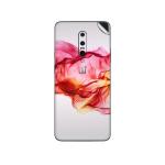 GADGETSWRAP Printed Vinyl Skin Sticker for Oneplus 7 Pro - Red Orange Water Mix