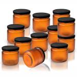 Pure Source India Amber Glass Jars & Containers 0.15 Kilograms
