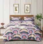 Savoy Concepts Multicolor Solid Single Bed Quilt Cover with Zip Closure (60 x 90 inch) DUVETC-079