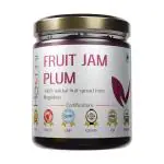 Havmi Plum Jam 100% Natural Organic Fruit Plum Jam For Bread Toast Scones Or Other Baked Items Source Of Fiber Best In Body Hydrated ( 250 Grams )
