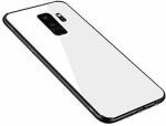 RICHBURG Samsung Galaxy S9 Plus White Glass Light Weight Mobile Back Cover