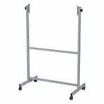 Grandink Wooden Revolving Grey Whiteboard Stand 5 ft