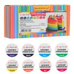 Colourmist Super Whip Edible Powder Rainbow Colour Assorted Kit 2.5g each, Pack of 8 Colours (Violet, Indigo, Blue, Green, Yellowm Orange, Red, Pink) Powder Colour For Cream Icing Fondant Frosting Dessert Baking - BV 3043