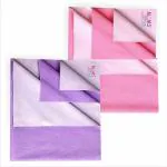 MOMSEASY New Born Baby Urine Mat (Lilac, Pink) (Extra Large 200 x 140 cm)