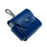 Kolorcase Leather Pouch for boAt Nirvana Ion Case Cover with Hook (Cover Only) (Leather-Navy-Blue)