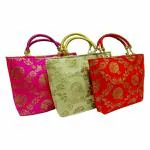Ganpati Bags Diwali Gifting Handcrafted Traditional Purse for Ladies Shagun Potli Pouch Engagement Pooja Wedding Return Gifts for Women Ethnic Mehndi Party Favor Bags Potli Purse for Gifting Pack Of 3