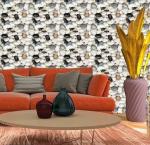 SOJITRA EXPORT Abstract White Wallpaper (200 cm x 60 cm)