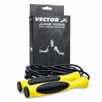 Vector X Green and Grey Nylon Skipping Rope