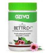 OZiva Bettr.C+ | Plant based Vitamin C with Zinc | For Immunity | Certified Vegan (60 Veg Capsules)