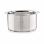 Neelam Silver Stainless Steel 21 22G Flat Bottom Tope, 10450 Ml
