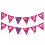 Festiko Team RR Pennant Banners (Set of 13 Pcs), Ipl Theme Pennat/Flag/Bunting Banner, Cricket Party Props, Ipl party supplies, Ipl Theme Decorations