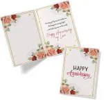 Festiko 1 Pc Happy Anniversary Card,Anniversary Greeting Card, Love Romantic Cards, Anniversary Card For love Couples/Girlfriend/Boyfriend/Wife/Husband