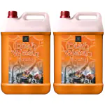 BLISS & BLUSH Dishwash Liquid 10 Liter Orange Eco-Friendly & Non-Toxic | Baby and Pet Safe with 100% Herbal Actives