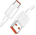 6A Quick-charge Type C Charging Cable 100 cm Compatible For Mi 27W,33W, 67W