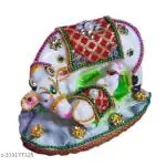 P S TRADERS KAMDHENU WITH CALF ( Size :- 9 cm. )