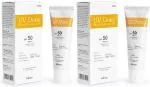 Brinton Healthcare UvDoux Face & Body Sunscreen gel with SPF 50 PA+++ (100 GM) x Pack of 2