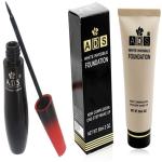 SWIPA 1595 Waterproof Eyeliner, White Invisible Foundation (Pack of 2),white