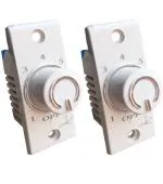 HIRU Switch 7 STEP - 2 PCS Screw Base Fancy Fan Regulator for Home & Office