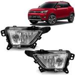 Kingsway Car Fog Lights/Lamps with Bezel and Wiring for Mahindra XUV 300, Model Year : 2019 Onwards, Material: ABS / PVC, 21W, 12V DC, Color : Yellow, Set of 2 Piece (Left / Right)