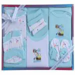 EIO New Born Baby Gift Set -13 Piecess (Minnt Green)