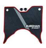 Zealsy Two Wheeer Floor Accessories Scooty Foot Mat For Suzuki Burgman Red Street 125 Multicolor