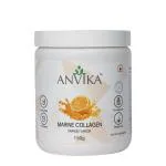 ANVIKA Marine Collagen 150gm Premium Japanese Peptides for Skin, hairs, and Nails |Orange Flavour |Clinically Tested Marine Collagen