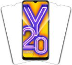 Ravbelli Vivo Y20 Transparent 11D Tempered Glass Scratch Resistant and Anti Fingerprint Screen Guard (Pack of 2)
