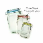 STOLENBAND ar Bottles Bags Jar Pouch for Food Storage Bag or Jar Pouch for Fridge Ziplock Bags Reusable Airtight Seal Storage Bags Leakproof Food Saver Bag Pack of 9