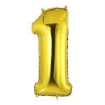 Hippity Hop Foil Golden Hop Numbers Foil Balloon