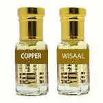 Ali Perfumes Best Attar Combo (1.Wisaal 6ML) (2.Copper 6ML) Long Lasting fragrance