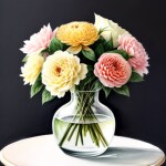 Love Creation A4 Size poster print for creative wall art- bohemian-floral-tapestry-11803(Non Sticker)