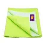 naughty baby Fleece Baby Bed Protecting Mat (PISTA GREEN, Small)